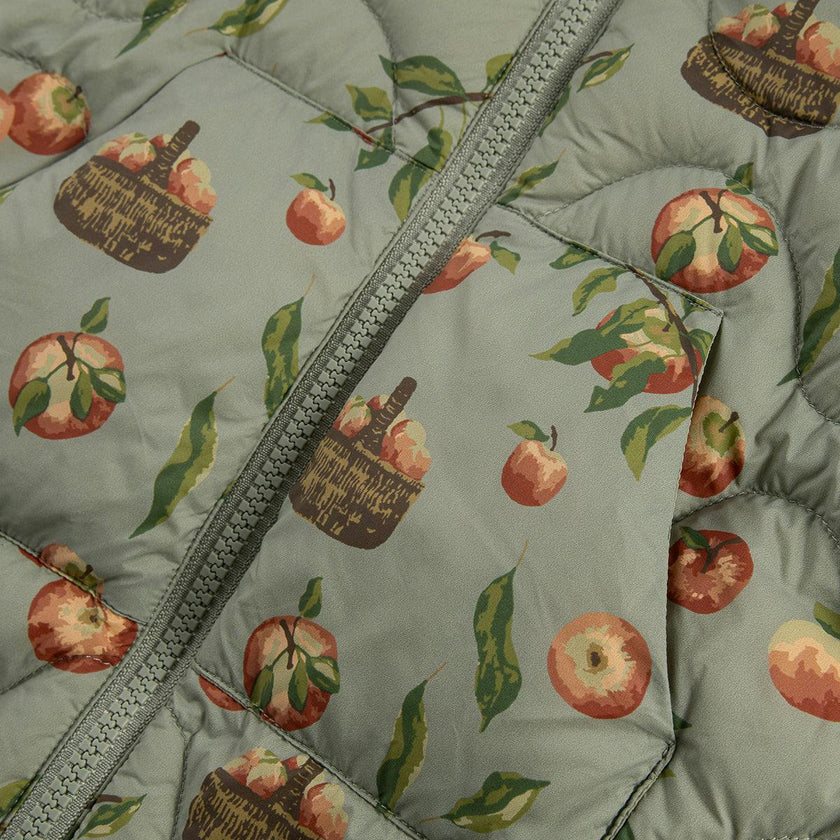 Apple Orchard Lightweight Down Hooded Jumpsuit