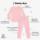 Dusty Rose Bamboo Kids Pajamas