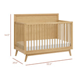 Babyletto Palma 4-in-1 Convertible Crib with Toddler Bed Conversion Kit