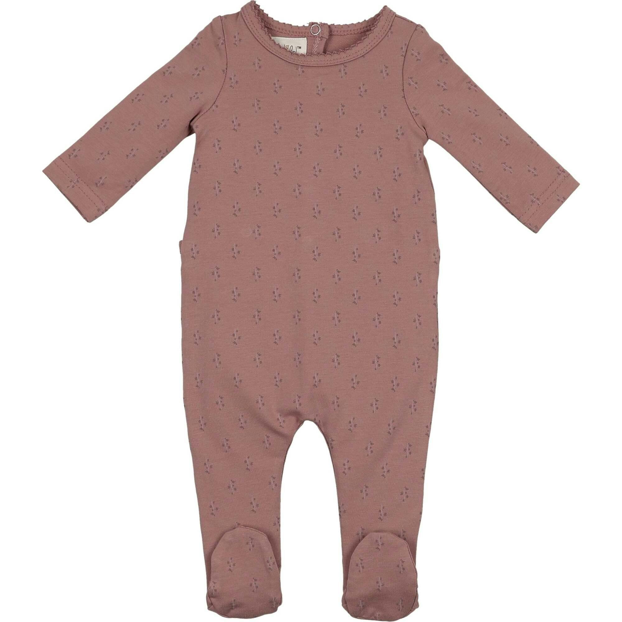 Printed Floral Footie