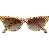 Suzy Sunglasses in Tortoise Checker