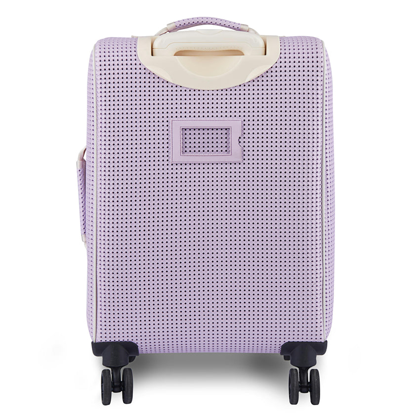 Suitcase 4 wheel Faded Lavender with Nimix Good Vibes Set Bundle