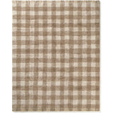Washable Rug Vichy Marron