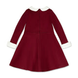 French Look Ponte Dress with Bow
