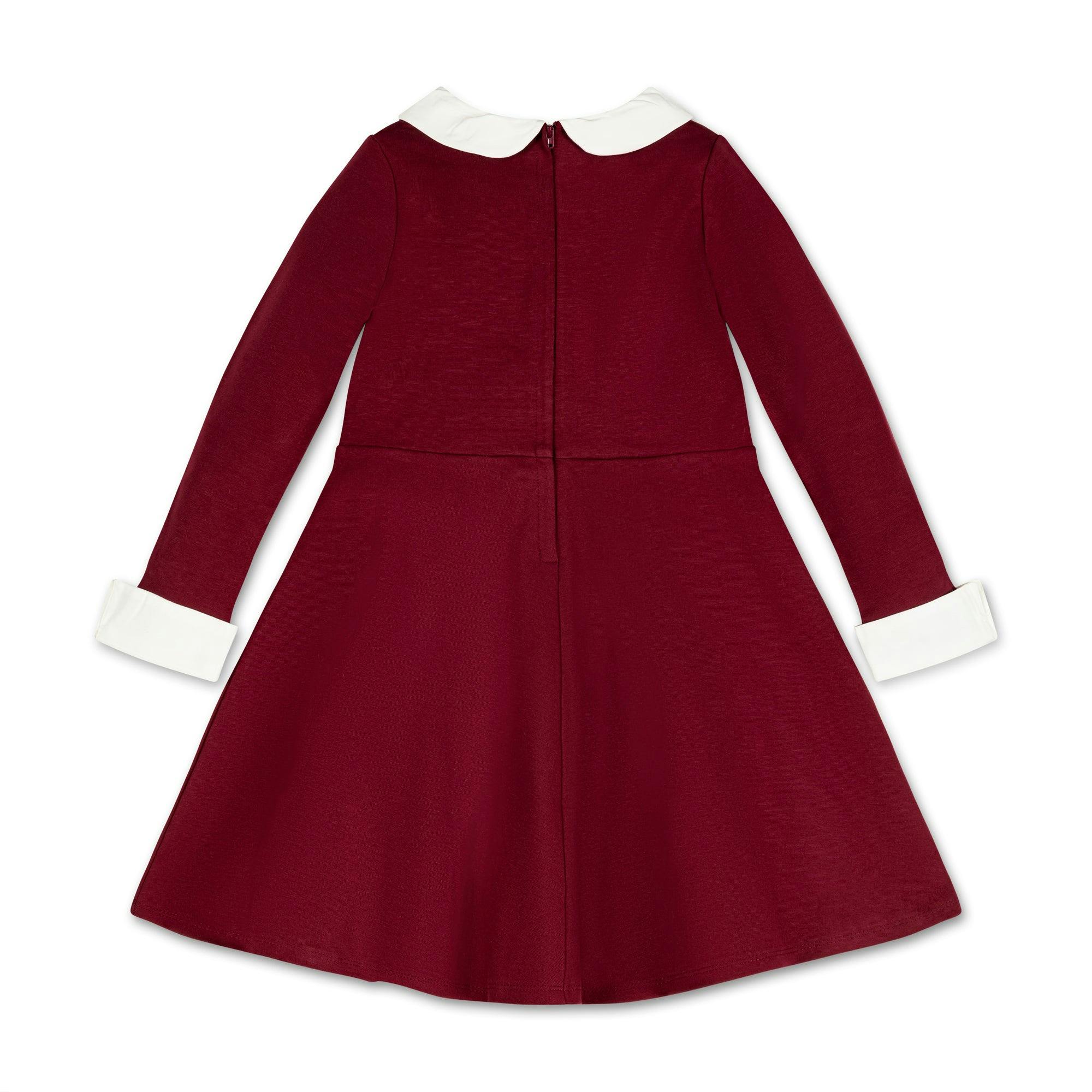 French Look Ponte Dress with Bow