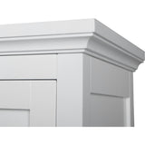 Glancy Wooden Wall Cabinet with Shutter Doors