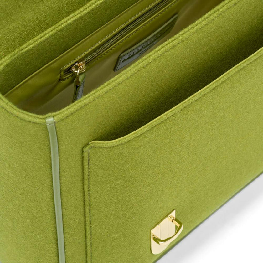 Boston Wool Adjustable Shoulder Strap Schoolbag