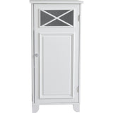 Dawson Wooden Floor Cabinet with Cross Molding