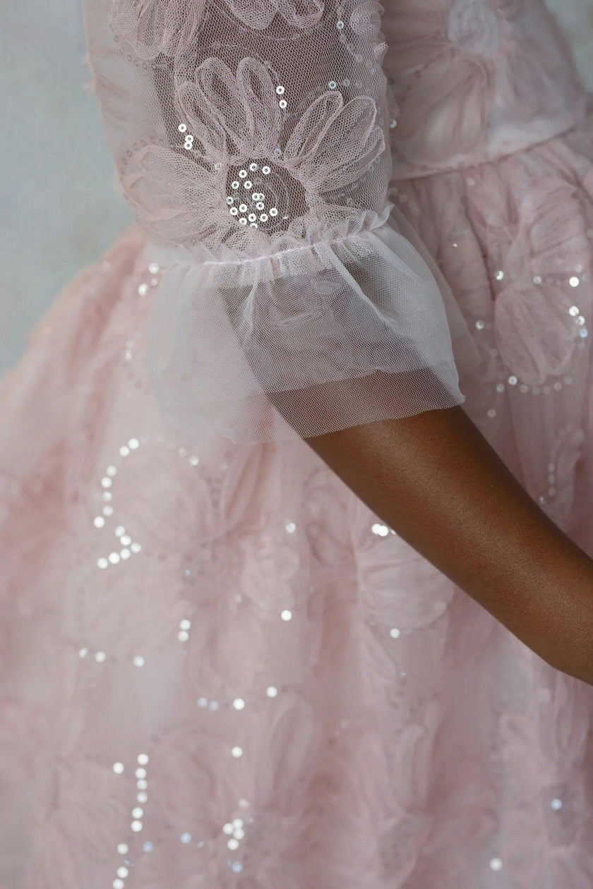 Blush Petal Music Box Dress