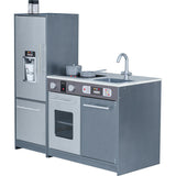 Little Chef Milano Classic Kids Kitchen Playset With 10 Accessories
