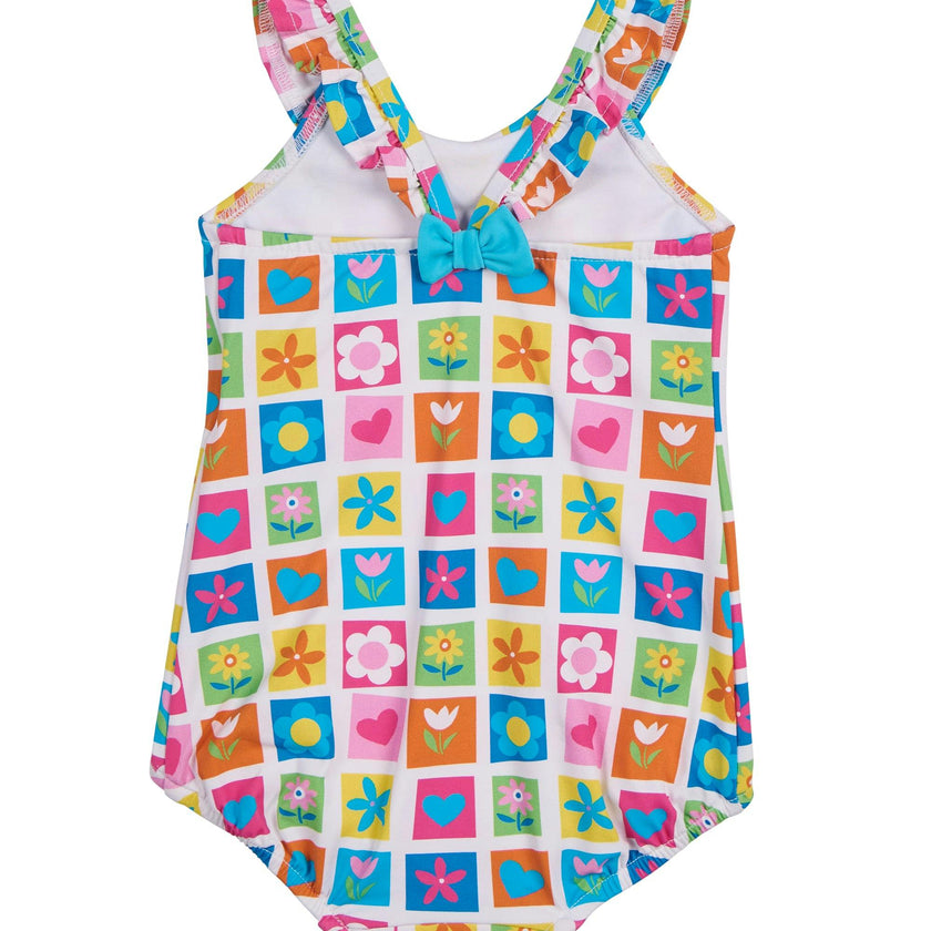 Patchwork Floral Swimsuit