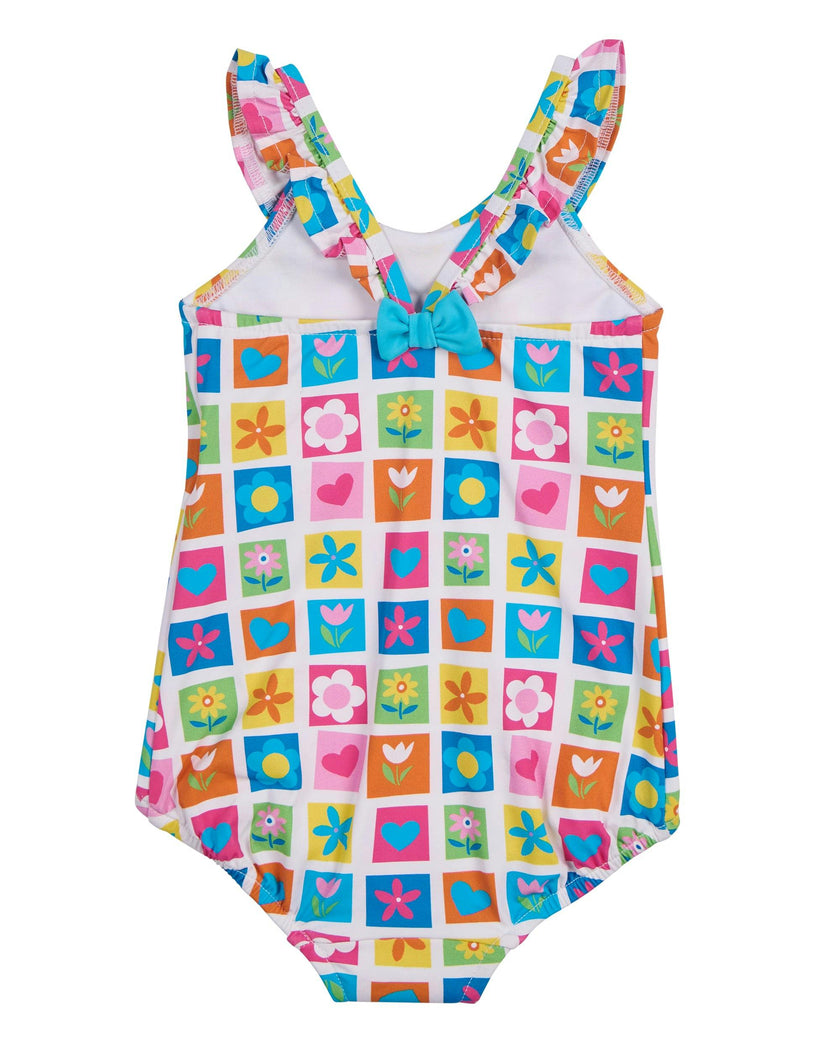 Patchwork Floral Swimsuit