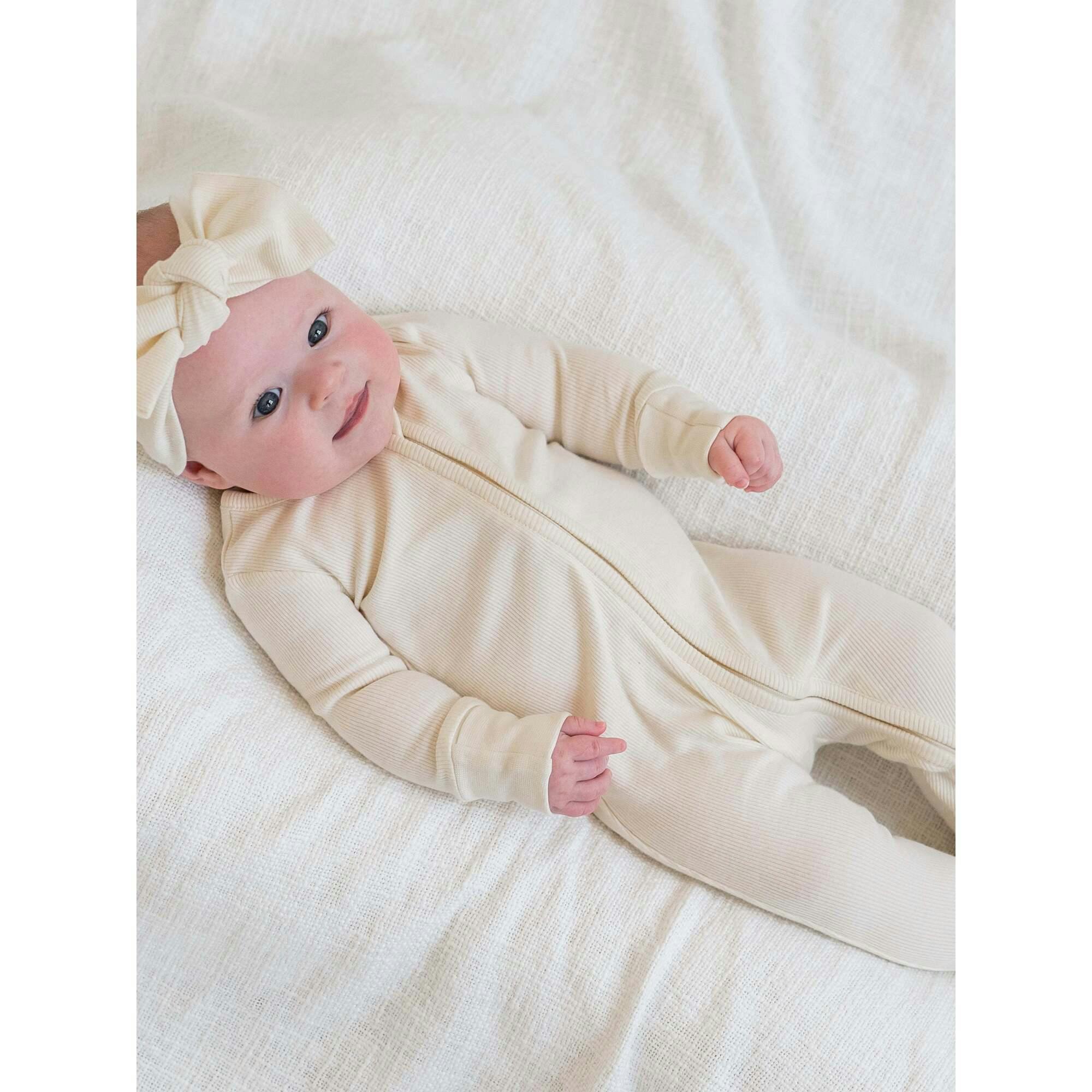 Kit Ribbed Zipper Sleeper