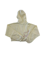 Mia Winter White French Terry Zip up Hoodie - Ma Cherie