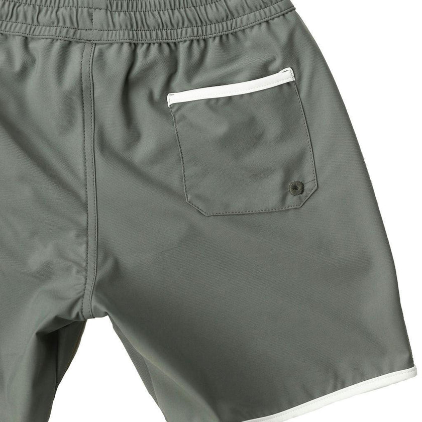 Tommaso Swim Shorts Sage Green And Ivory
