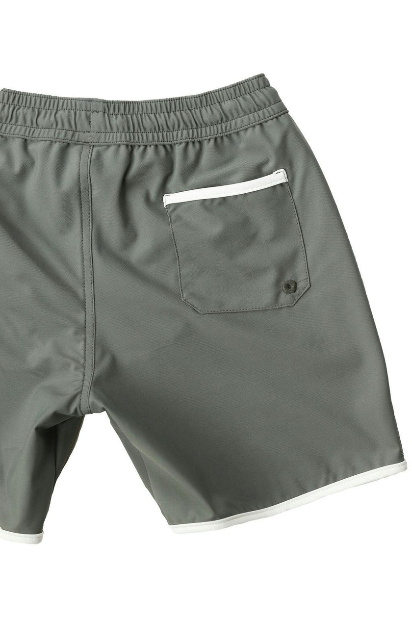 Tommaso Swim Shorts Sage Green And Ivory