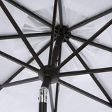 UV-Resistant Zimmerman 9' Crank Push-Button Tilt Umbrella