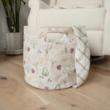 Clementine Fruits & Veggies Canvas Storage Bin