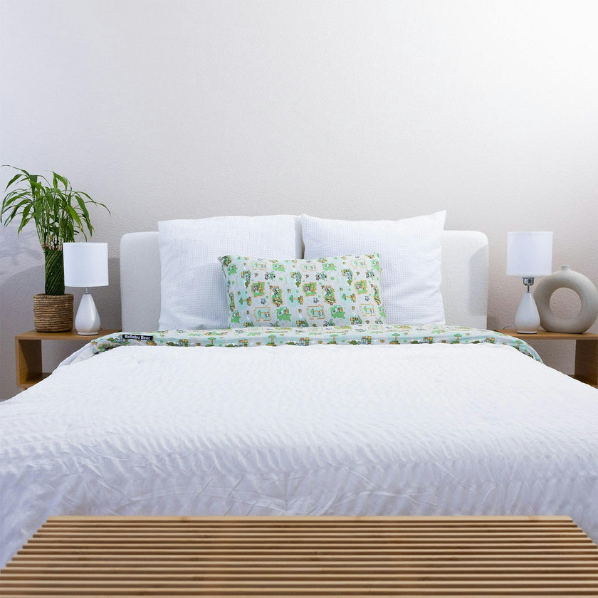 Minecraft Overworld Dreams Bamboo Twin Sheet Set