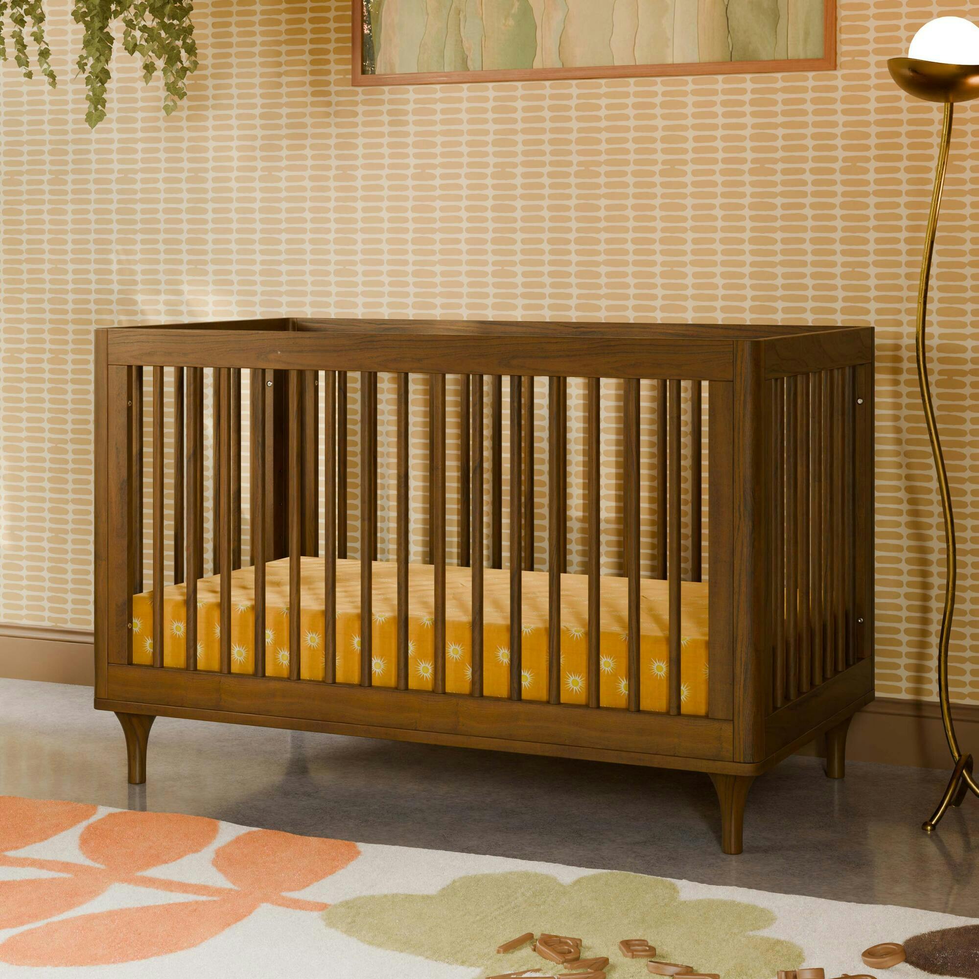 Lolly 3-In-1 Convertible Crib With Toddler Bed Conversion Kit