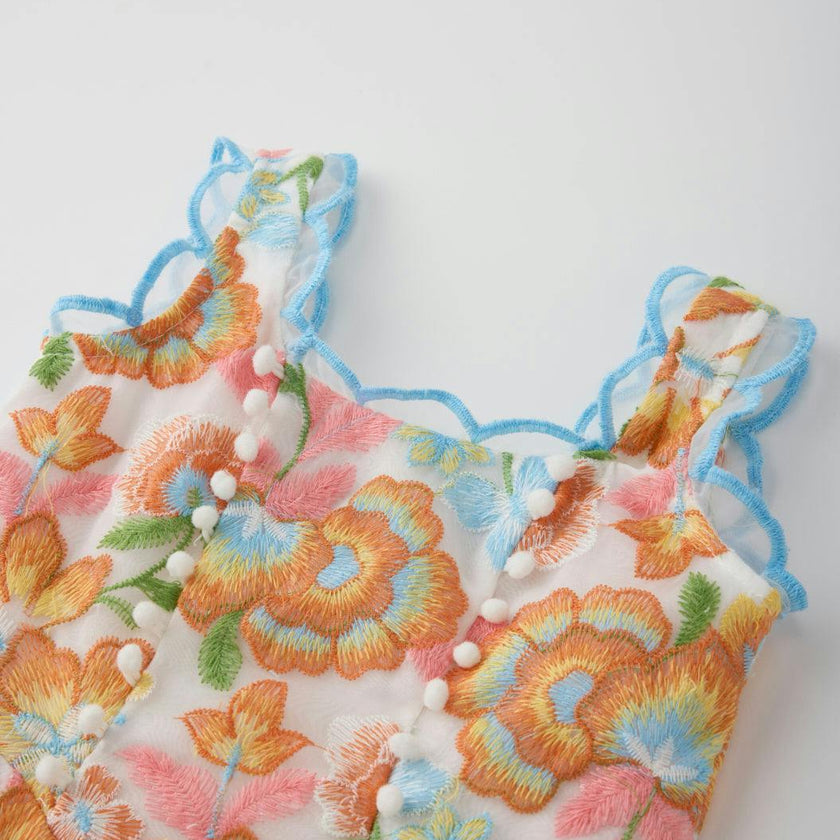 Bianca Embroidered Mini Dress (Baby)