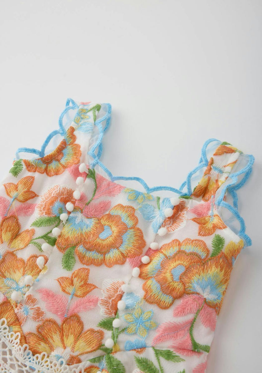 Bianca Embroidered Mini Dress (Baby)