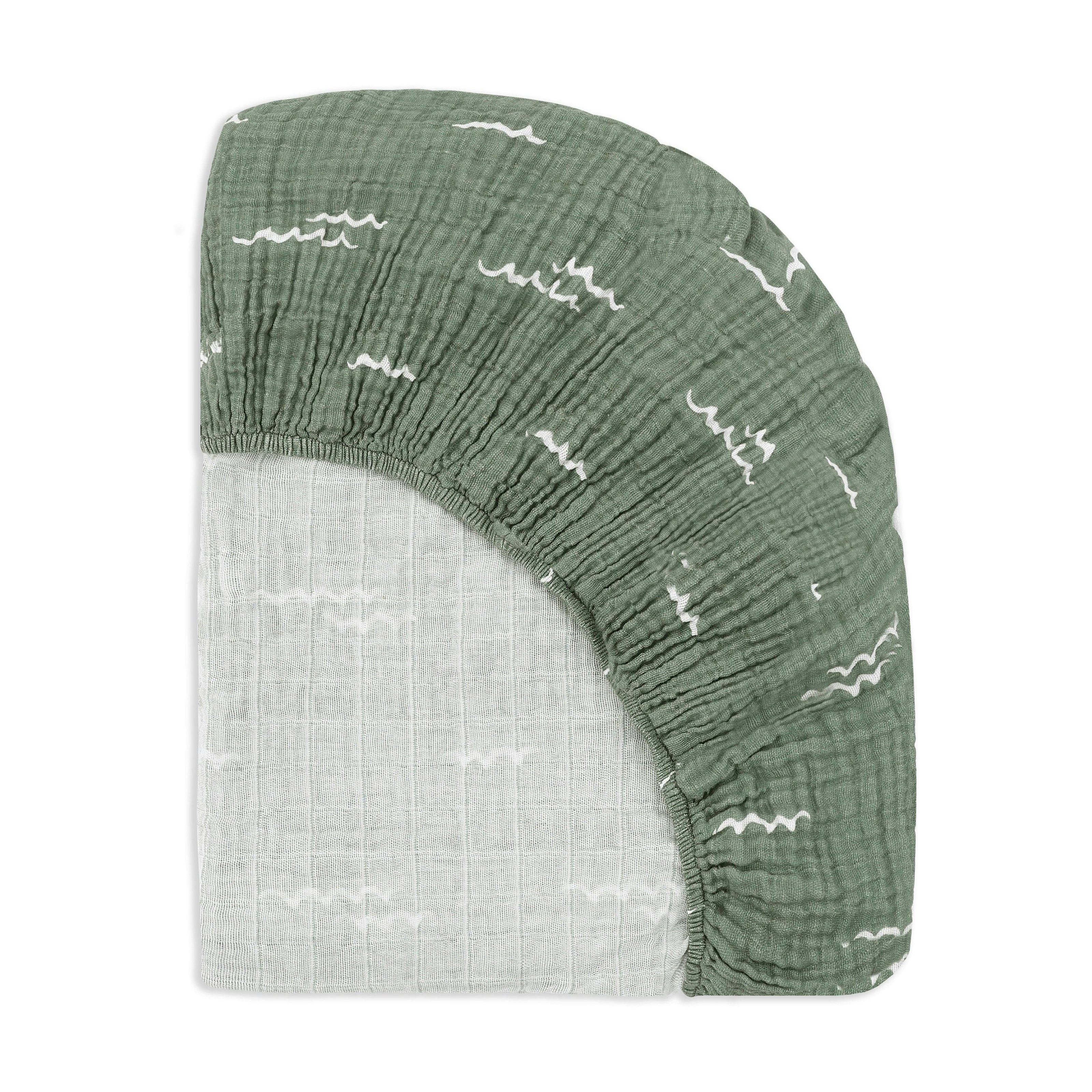 Babyletto Crib Sheet in GOTS Certified Organic Muslin Cotton