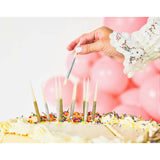 Metallic Glitter Birthday Candles (set of 10)