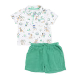 Country Club Dogs Neutral - Polo with Casual Short