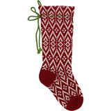 Red Patterned Stocking