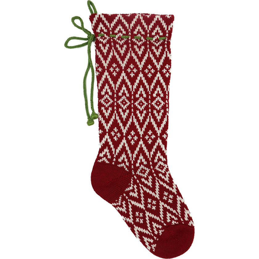 Red Patterned Stocking