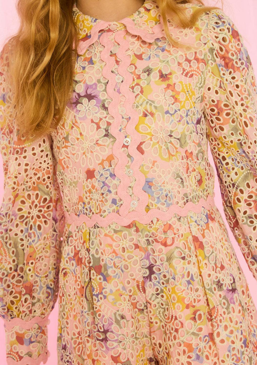 Alanna Embroidered Romper