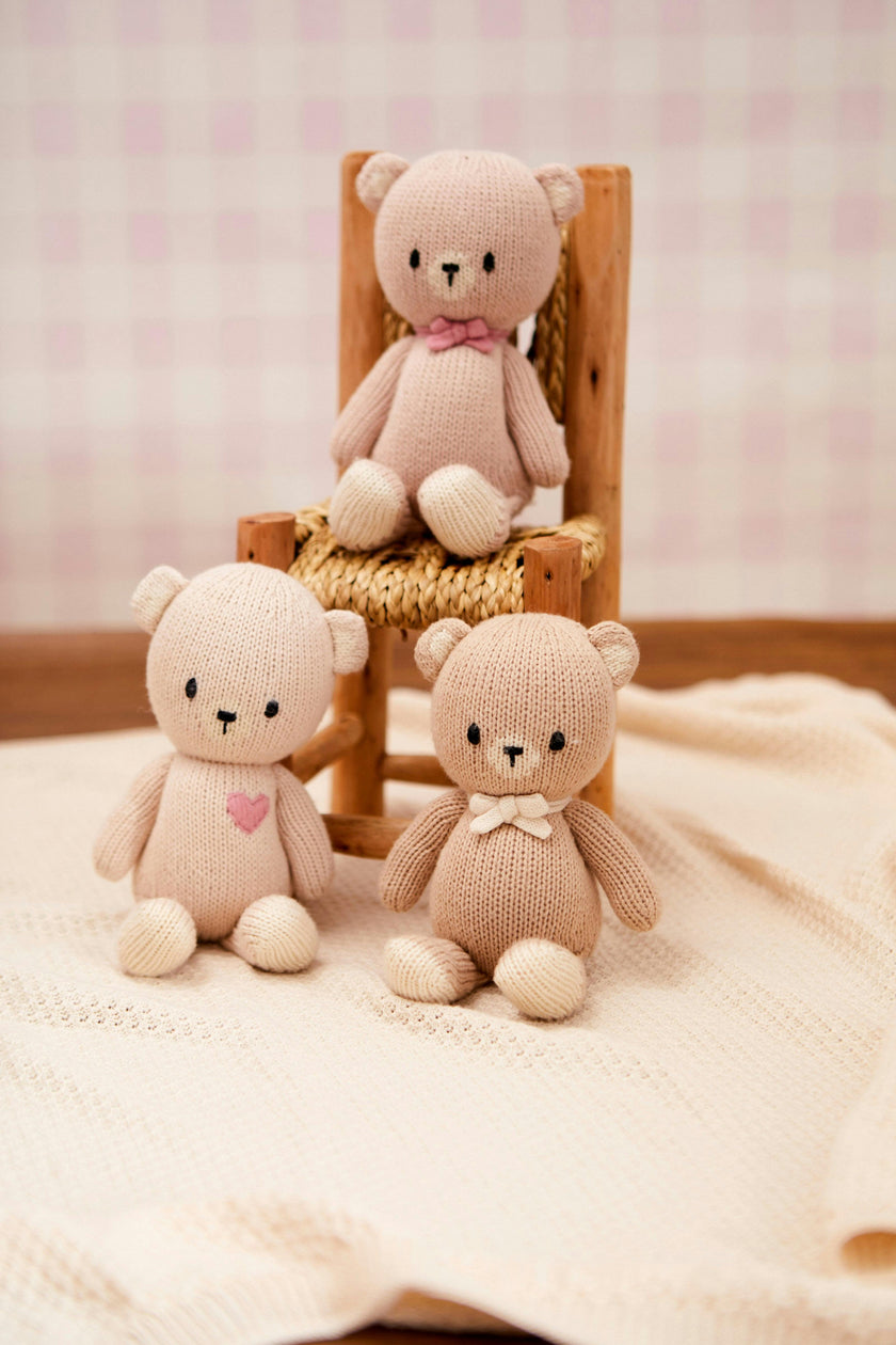 The Baby bear 8.5" Beige & Natural