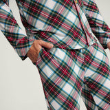 Portia Plaid Men's Luxe Pajama Pant Set
