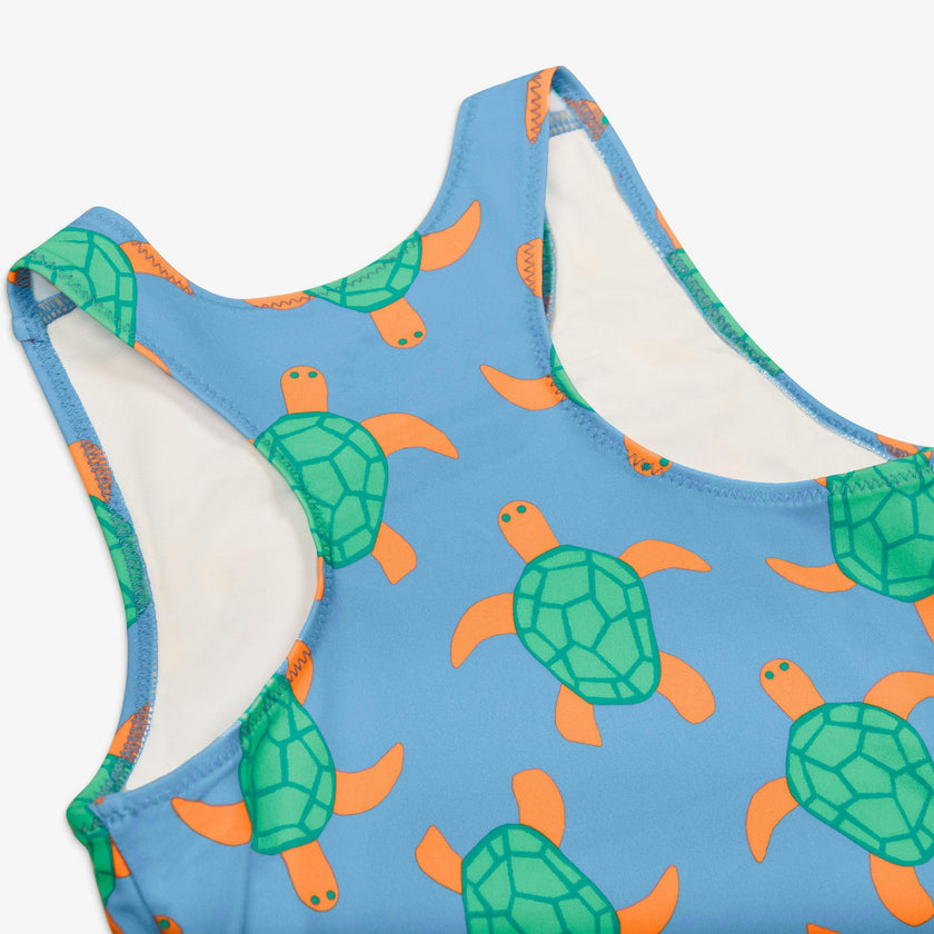 Kids swim tank in swimming turtles