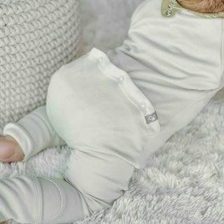 GROW WITH YOU FOOTIE | BIRCH — Bamboo Organic Cotton Blend, 0–6M