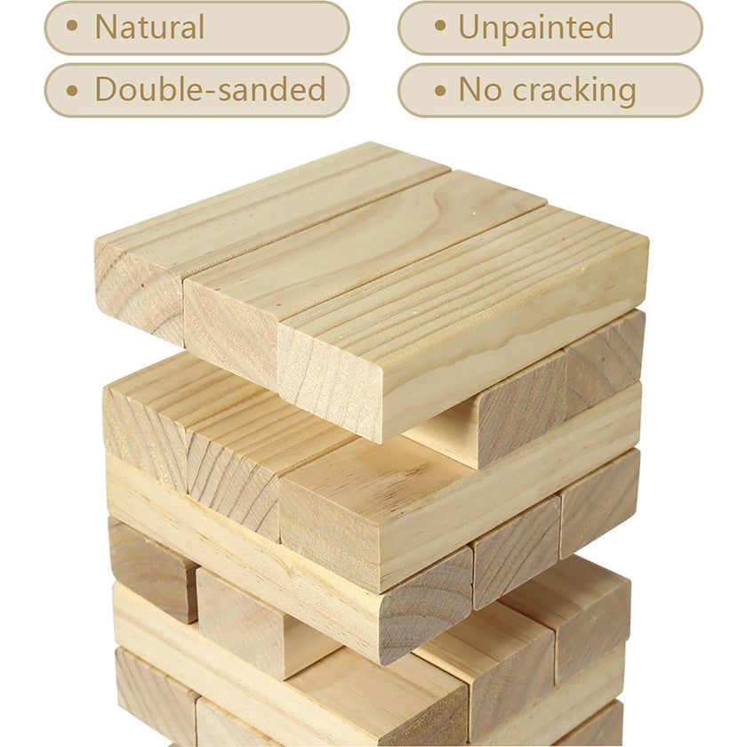 Wooden Toppling Tower: Giant - 28"