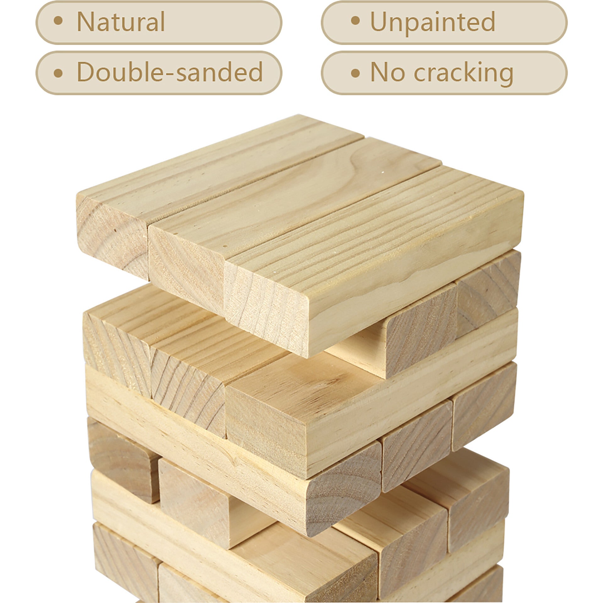 Wooden Toppling Tower: Giant - 28