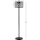 Elizabeth 60" Crystal/Metal LED Floor Lamp