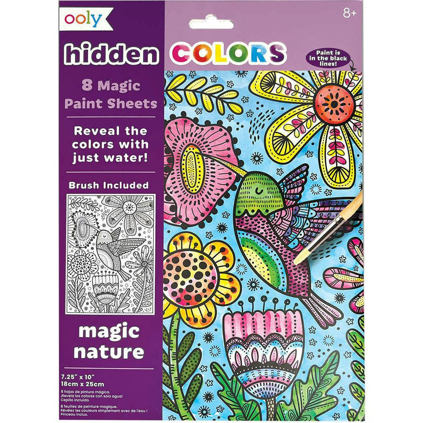 Hidden Colors Magic Paint Sheets - Magic Nature