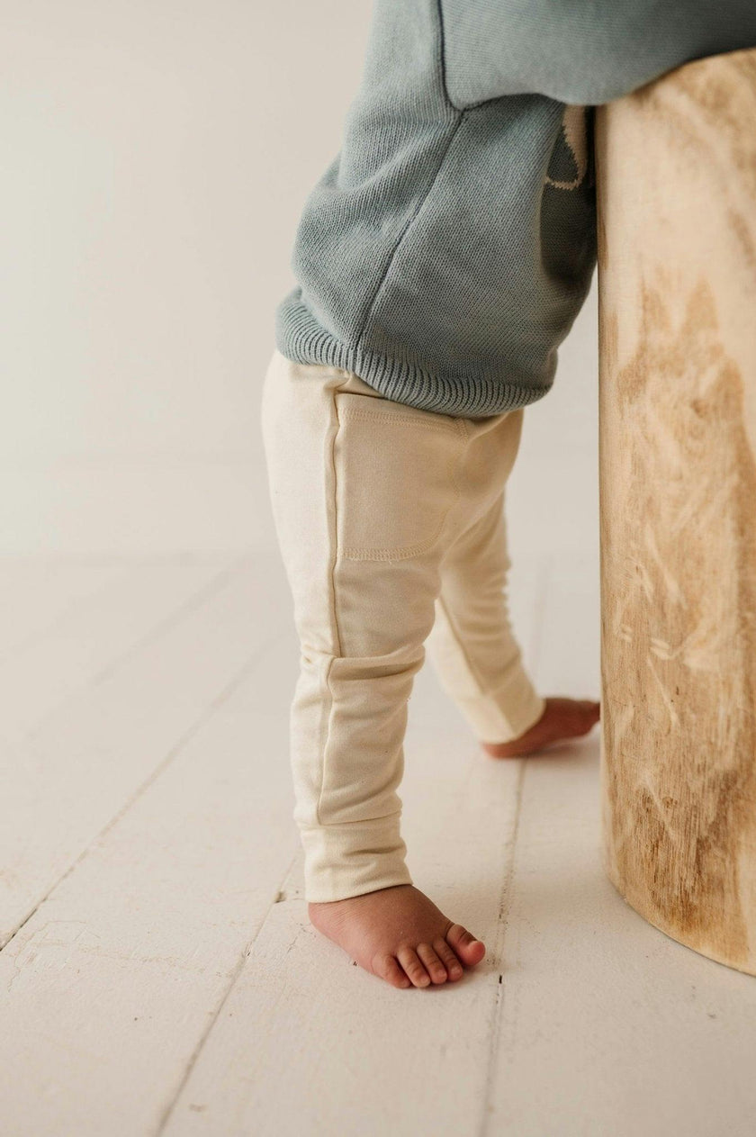 Baby Boy Pocket Pants in Sand