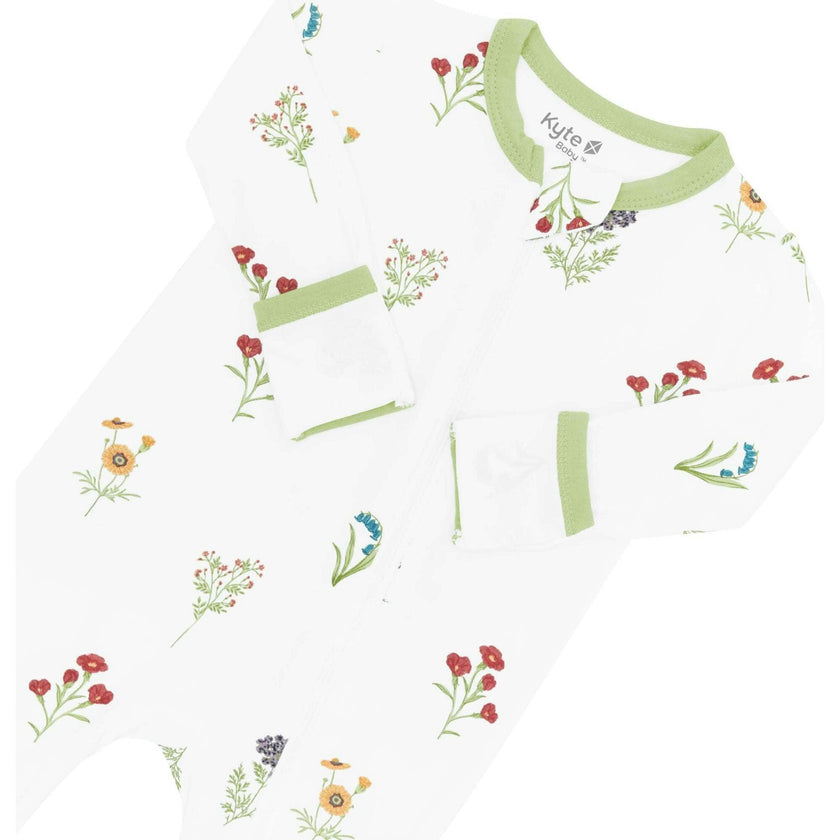 Zippered Romper, Wildflower