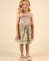Alisson Dress - Emma Floral Mint print