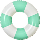 Mini Tube Pool Ring: Zest Green Stripe
