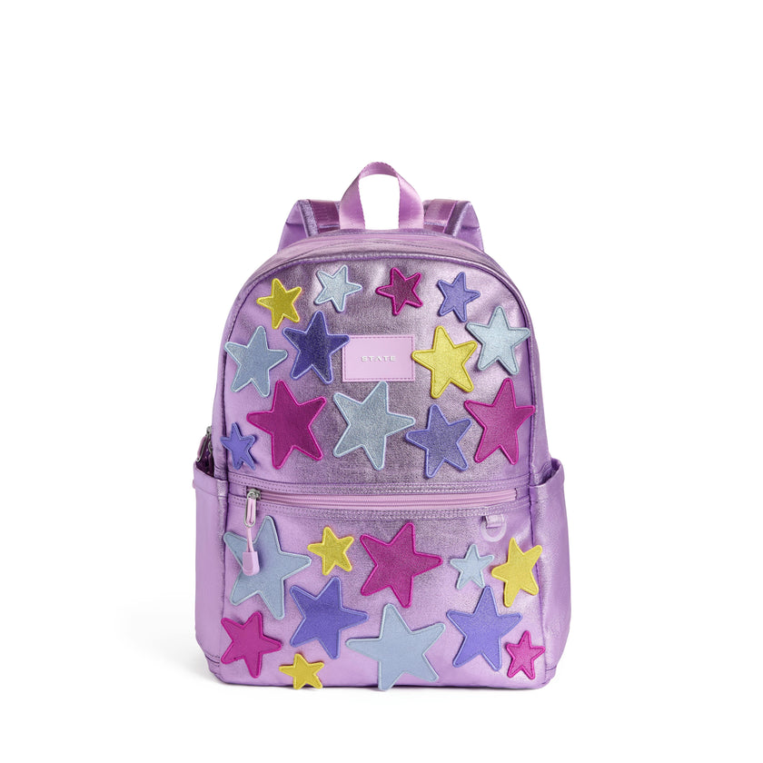 Kane Double Pocket Backpack, Metallic 3D Stars