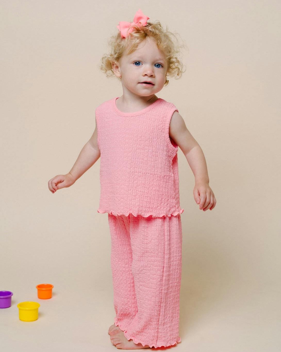 Amy Tank & Pull-on Set - Coral