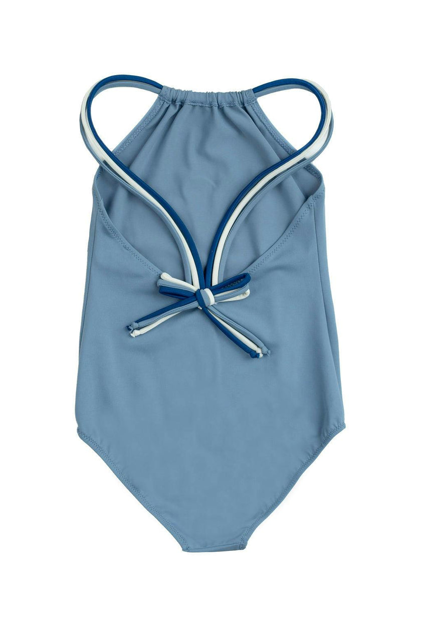 Frida One Piece Swimsuit Dusty Blue