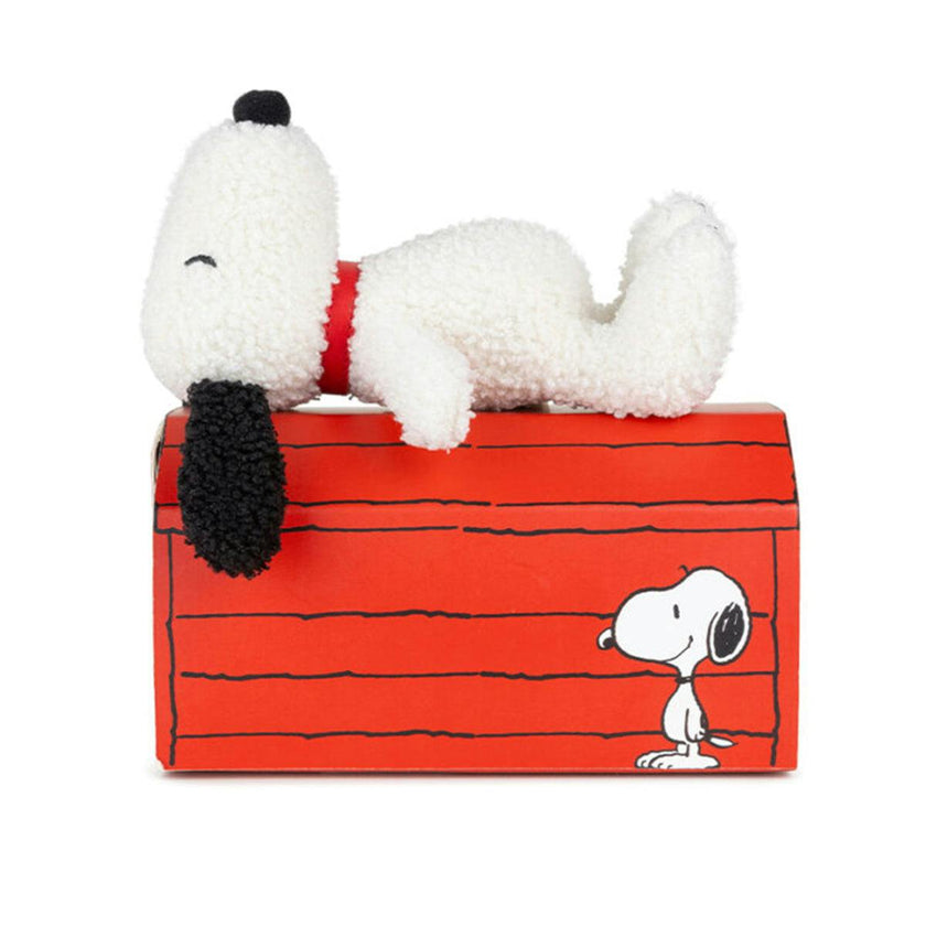 Plush PEANUTS SNOOPY ECO Tiny Teddy Cream in Giftbox 7"
