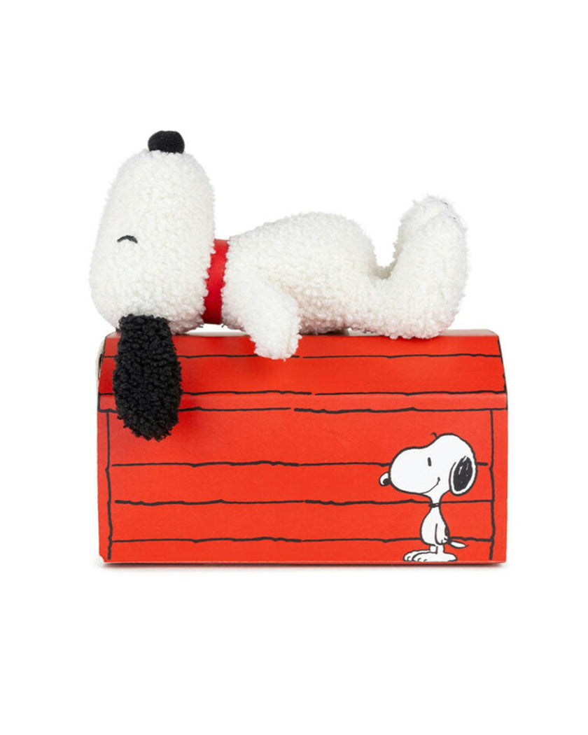 Plush PEANUTS SNOOPY ECO Tiny Teddy Cream in Giftbox 7"