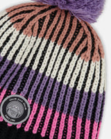 Lined Knit Pompom Hat